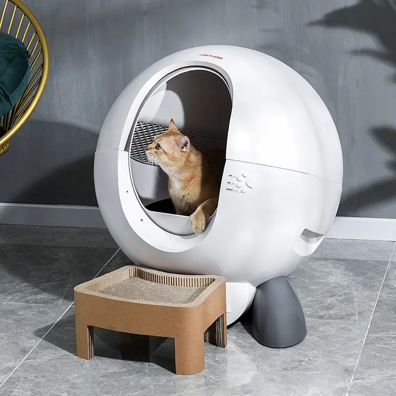  Cat Litter Box Self Cleaning Litter Box for APP Control Electronic Cat EnClosed Pet Toilet