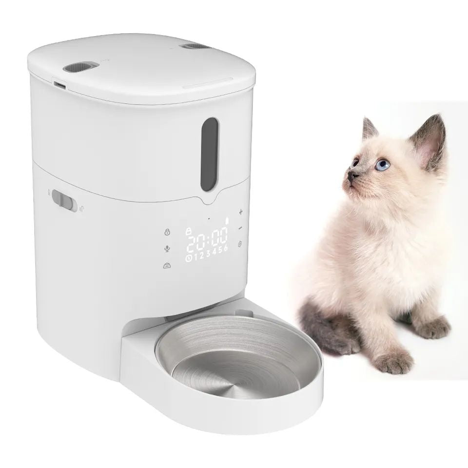 Wholesale 3L Pet Feeders Automatic Pet Feeder Wi-Fi Control Cat Dog Timed Ration Pet Bowls & Feeders
