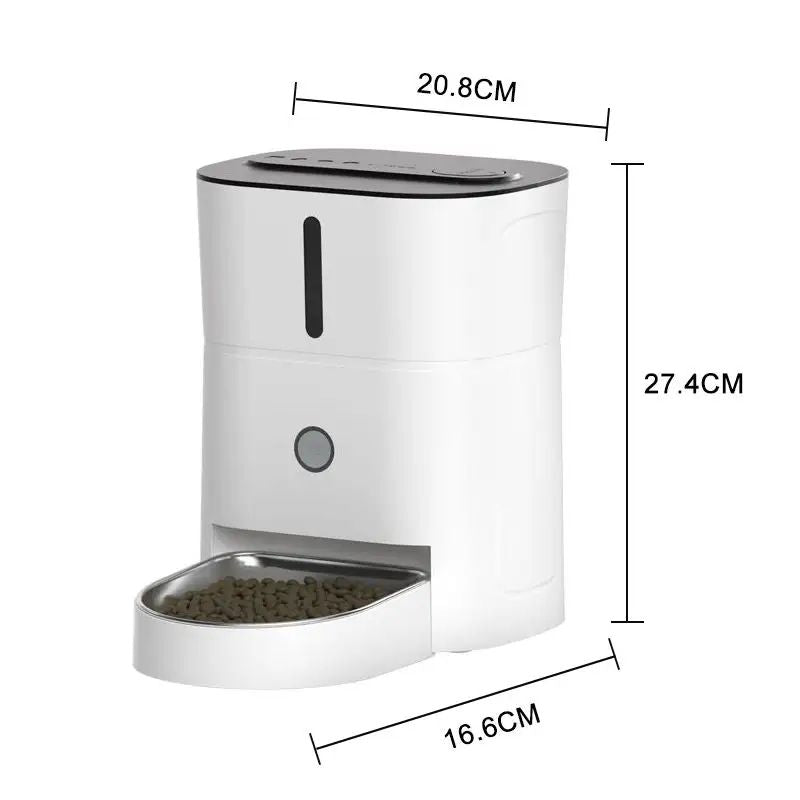 2023 Sales of automatic pet feeders with camera and recording support and APP and WIFI control for cats and dogs
