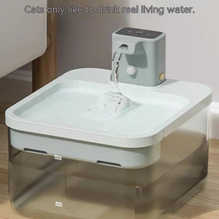 Living Water Safety High Quality Cat Dog Water Fountain Feeder Large Capacity Pet Water Dispenser with Drinking Feeder