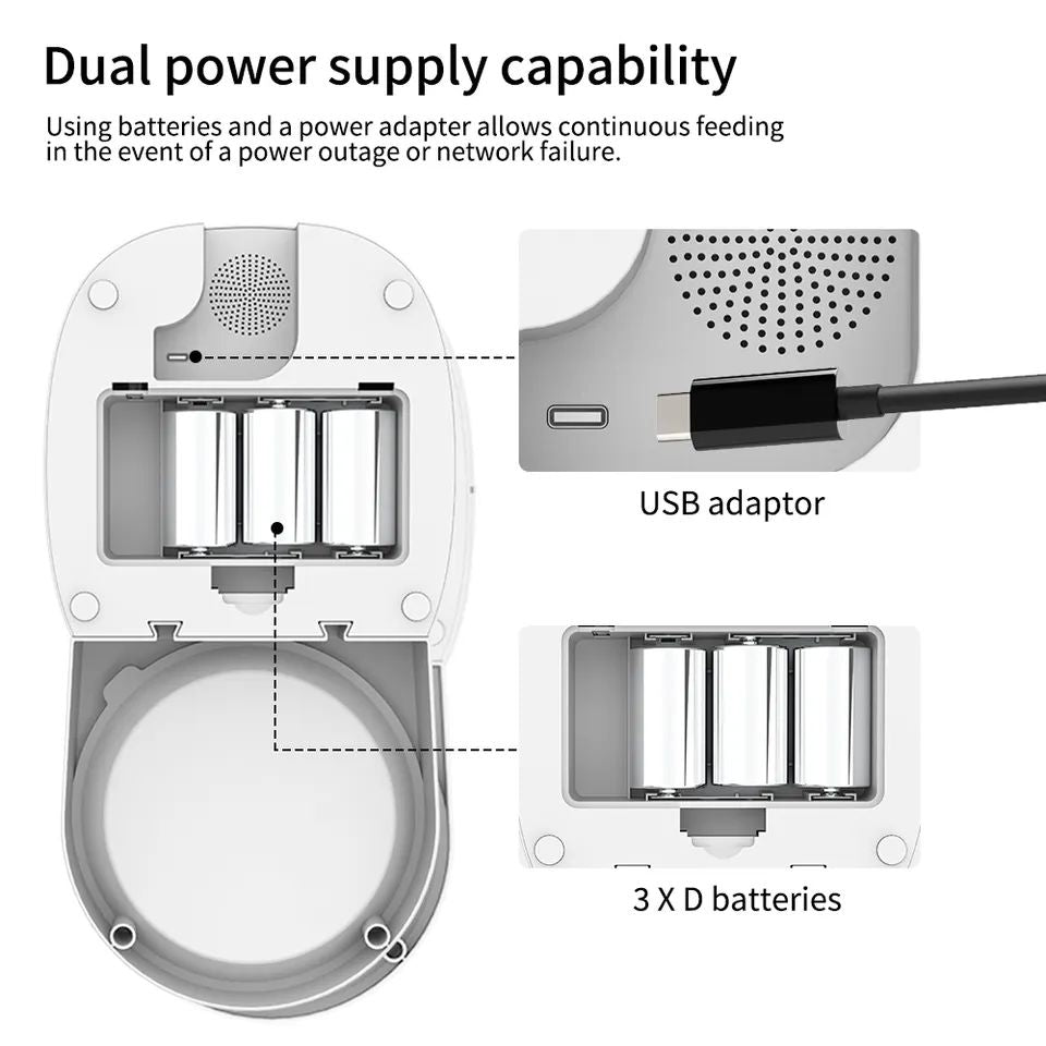 New Automatic Smart Remote Control Pet Feeder Automatic App Control Pet Feeder
