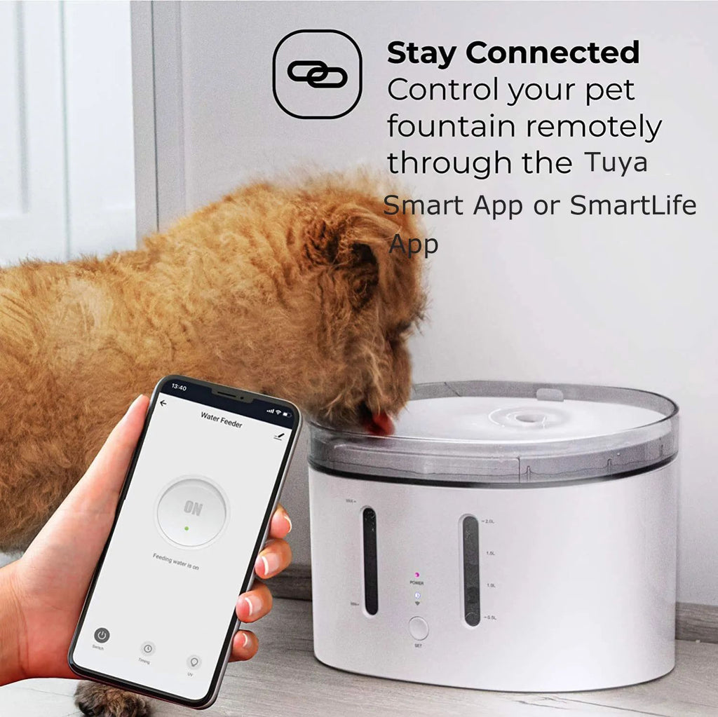 Smart Drinking Fountains Bowl Pet Water Fountain Automatic Dog Cat Water Dispenser