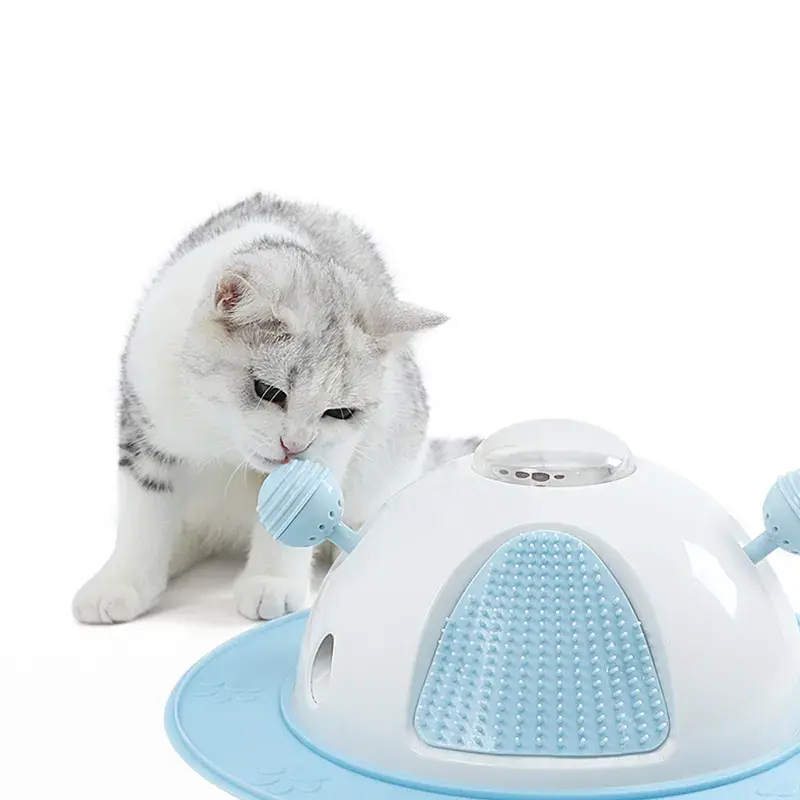 Wholesale Smart Automatic Pet Toys Electric Cat Teaser With LED Light Smart Interactive Cat Dog Toys