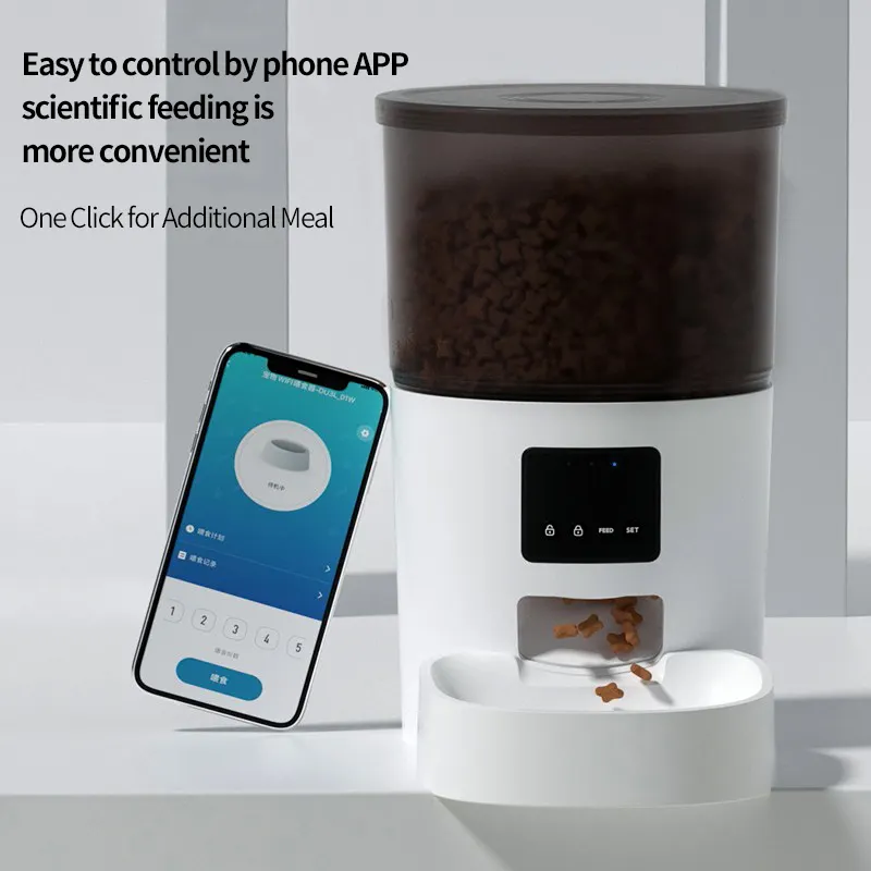 Tuya App Control Wifi Connection Visualization Dog Automatic Feeder