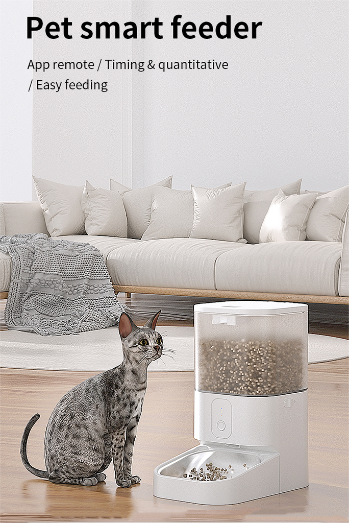 TUYA Smart Automatic pet feeder for cats and dogs wifi pet feeder