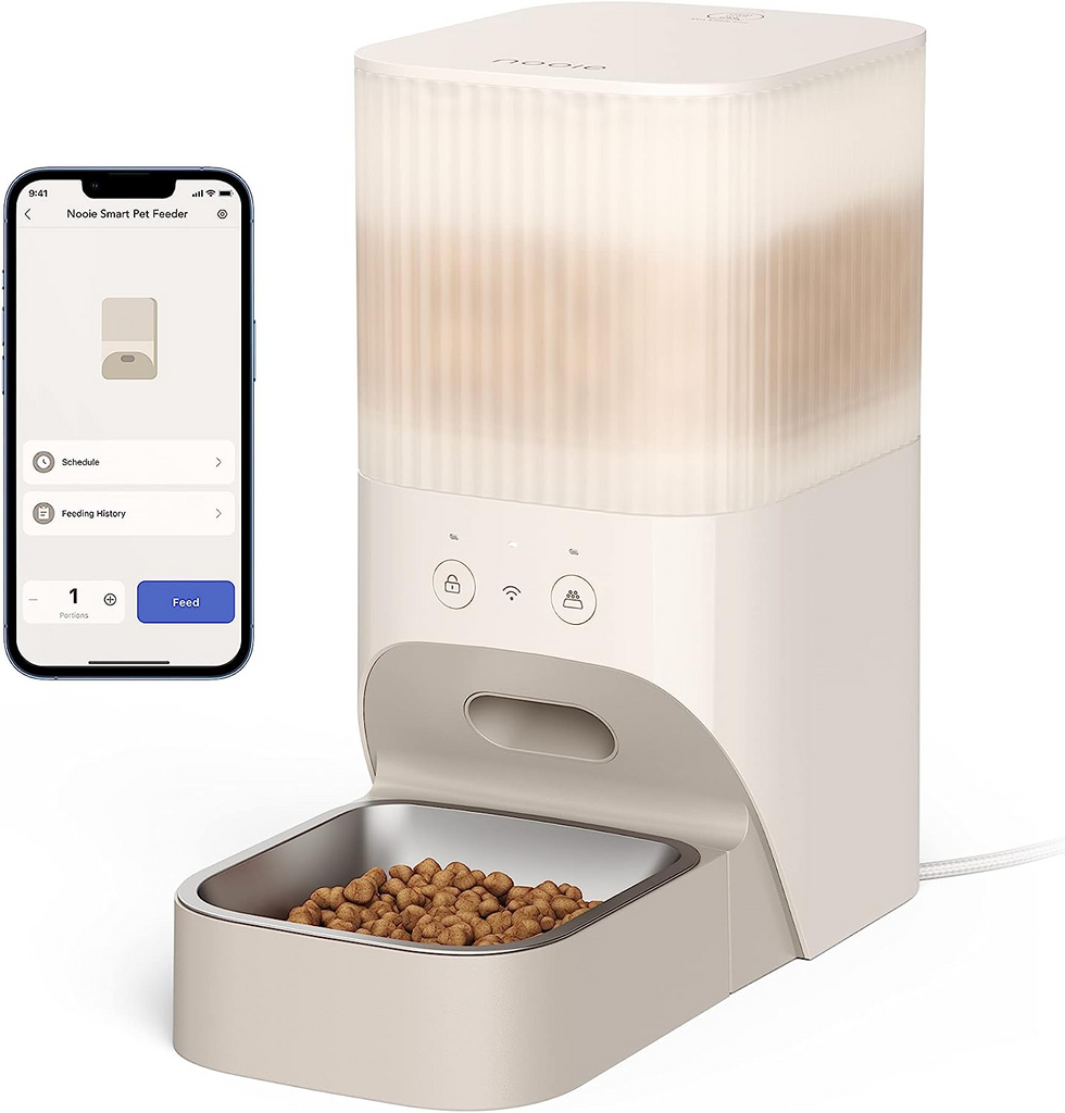 Manufacturer Timing cat feeder with APP control dog food dispenser with portion control WiFi smart automatic pet bowl