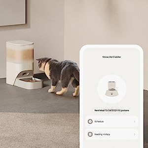 Manufacturer Timing cat feeder with APP control dog food dispenser with portion control WiFi smart automatic pet bowl