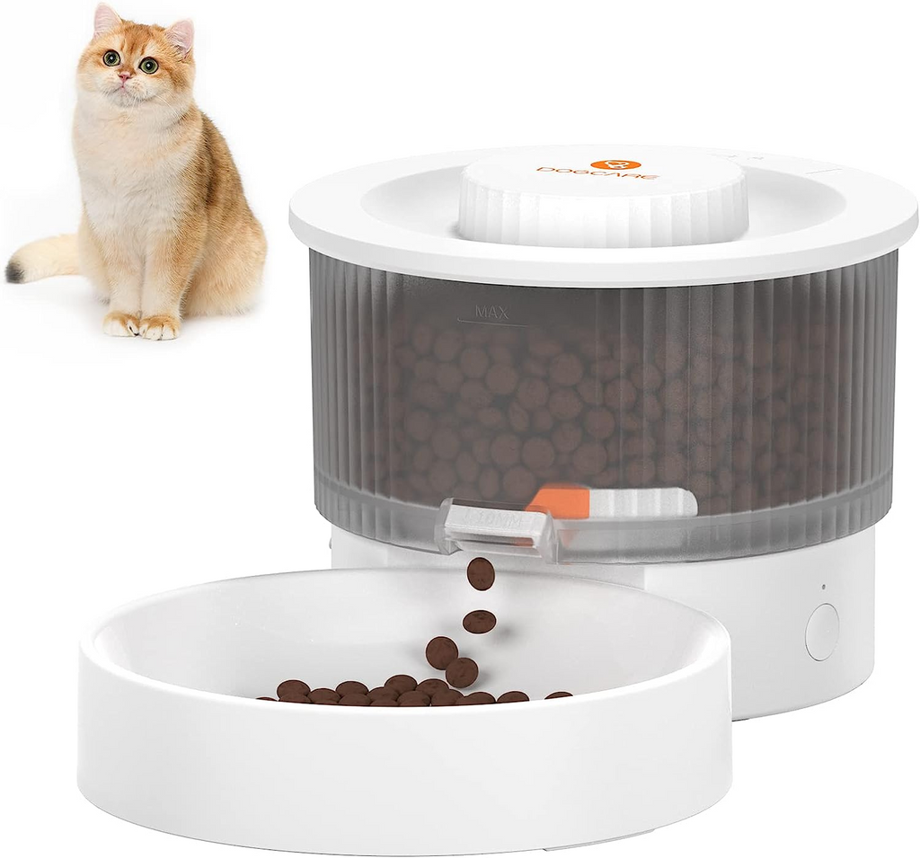 Automatic Cat Feeder Timing Cat Dry Food Dispenser with Desiccant Bag Smart Automatic Dog Feeder