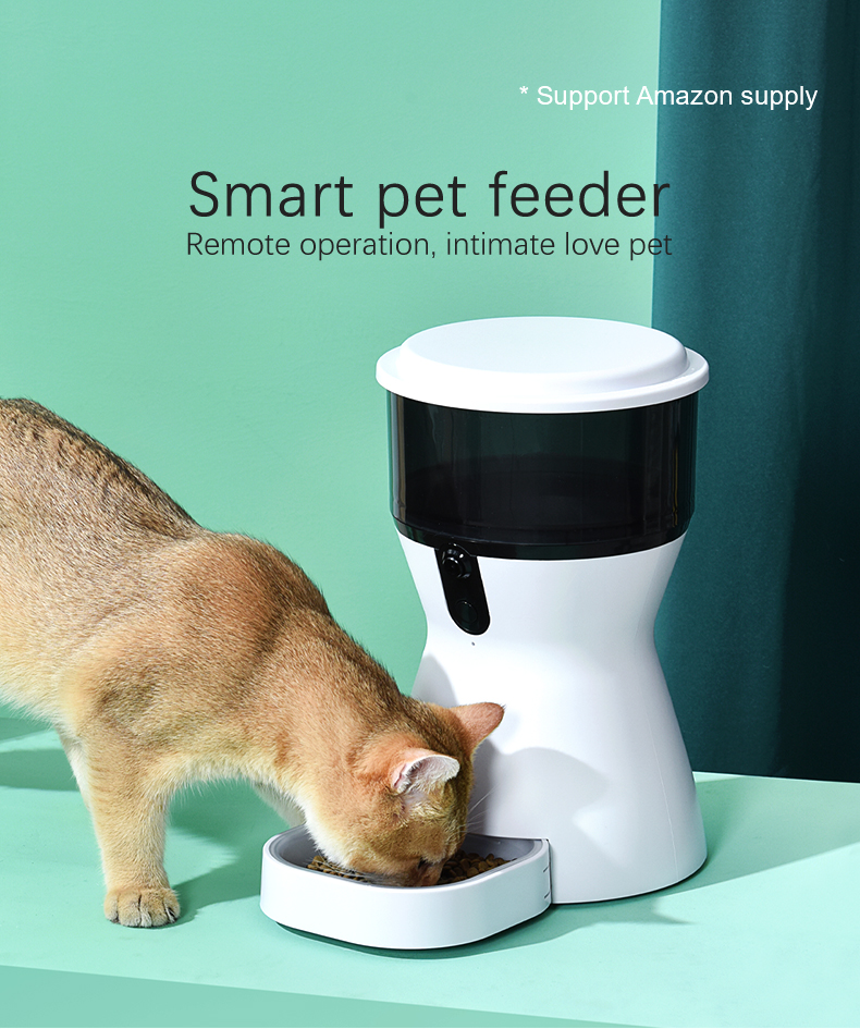 Wholesale Smart Cat Feeder LCD Touch Control Automatic Pet Food Dispen