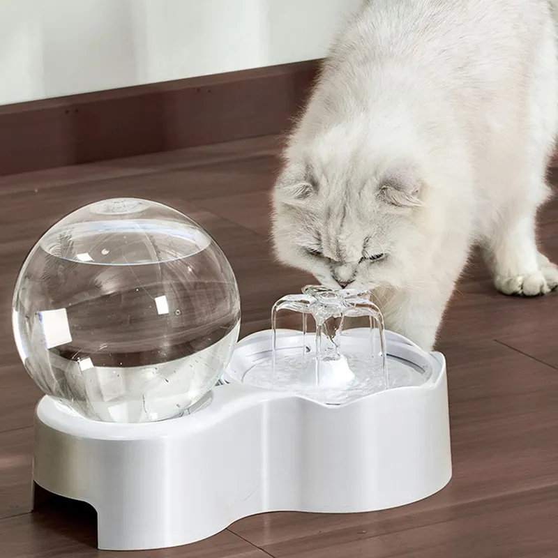 Factory intelligent automatic pet water dispenser with filter App can monitor and identify multi-cat drinking water report