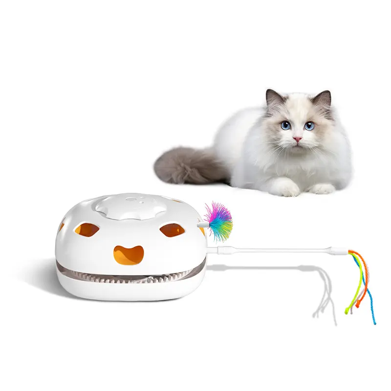 Automatic Feather Toy Ball Dog Smart Interactive Fun Rolling Smart Toy