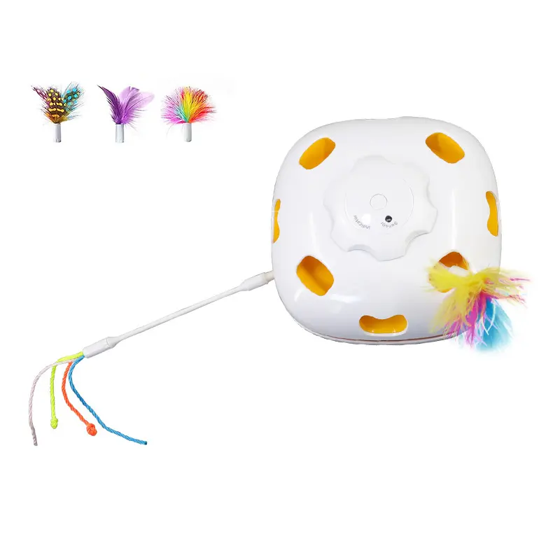 Wholesale Smart Interactive Cat Toy Automatic Feather Toy Ball Dog 