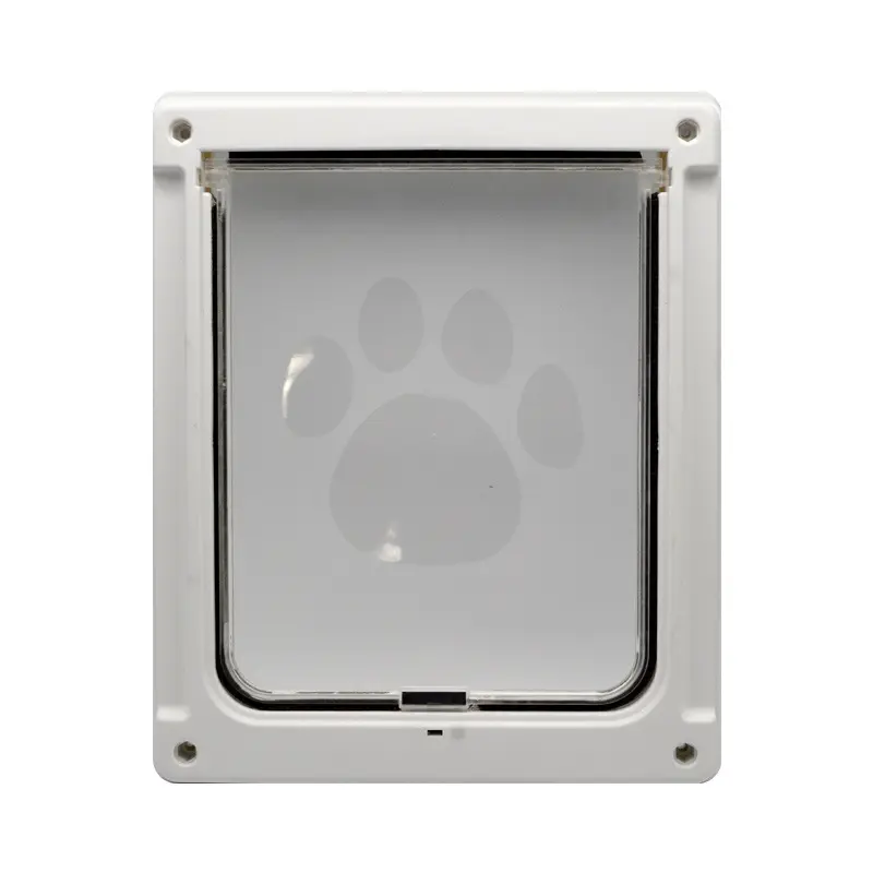 ABS Material Pet Cat Door Indoor Dog Cave Magnetic Self-Closing Screen Door With Locking Function