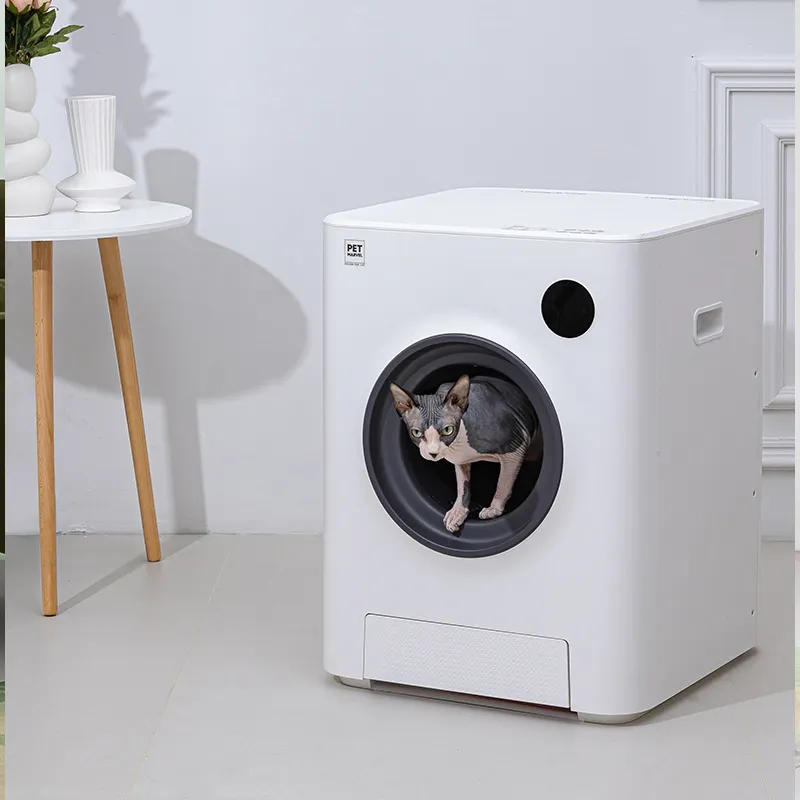 Super Large Capacity Smart Cat Toilet App Remote Control Four Modes Automatic Smart Pet Litter Box