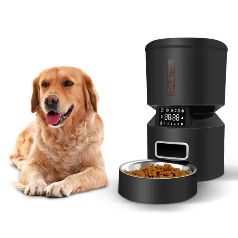 Smart Cat Feeder Automatic Dog Food Dispenser with Timing Voice Recording Function