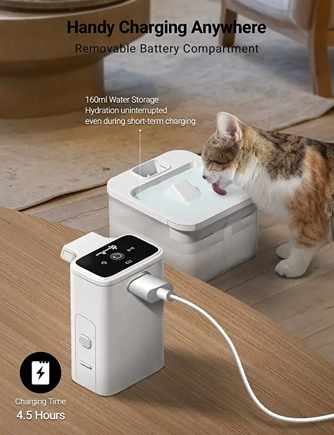 Smart Cat Fountain Induction Water Dispenser Ultra-quiet Pet Drinking Water Dispenser