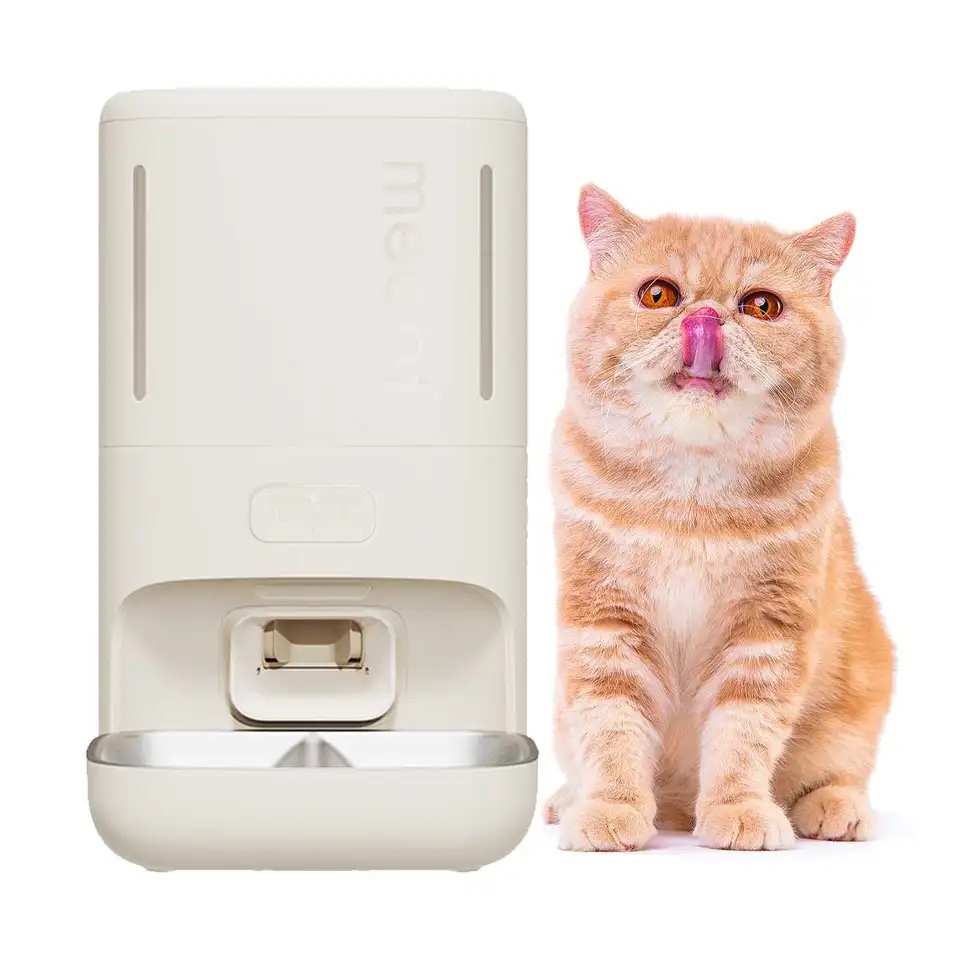 Wholesale Automatic Pet Feeder Large Capacity Dog Food Dispenser Wifi Phone App Remote Control Microchip Cat Bowl