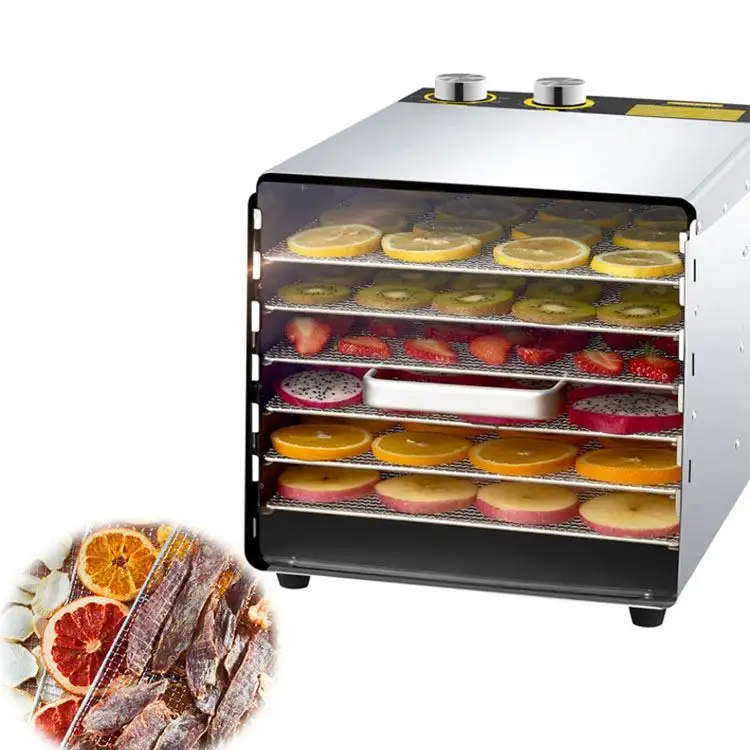  Factory Direct Sales Wholesale 6 Trays Vegetable Dryer Meat Drying Oven Commercial Food Dehydrator