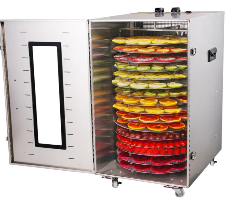 Wholesale 16 Trays Rotatable Vegetable Dryer Meat Drying Oven Food Dehydrator Factory Price