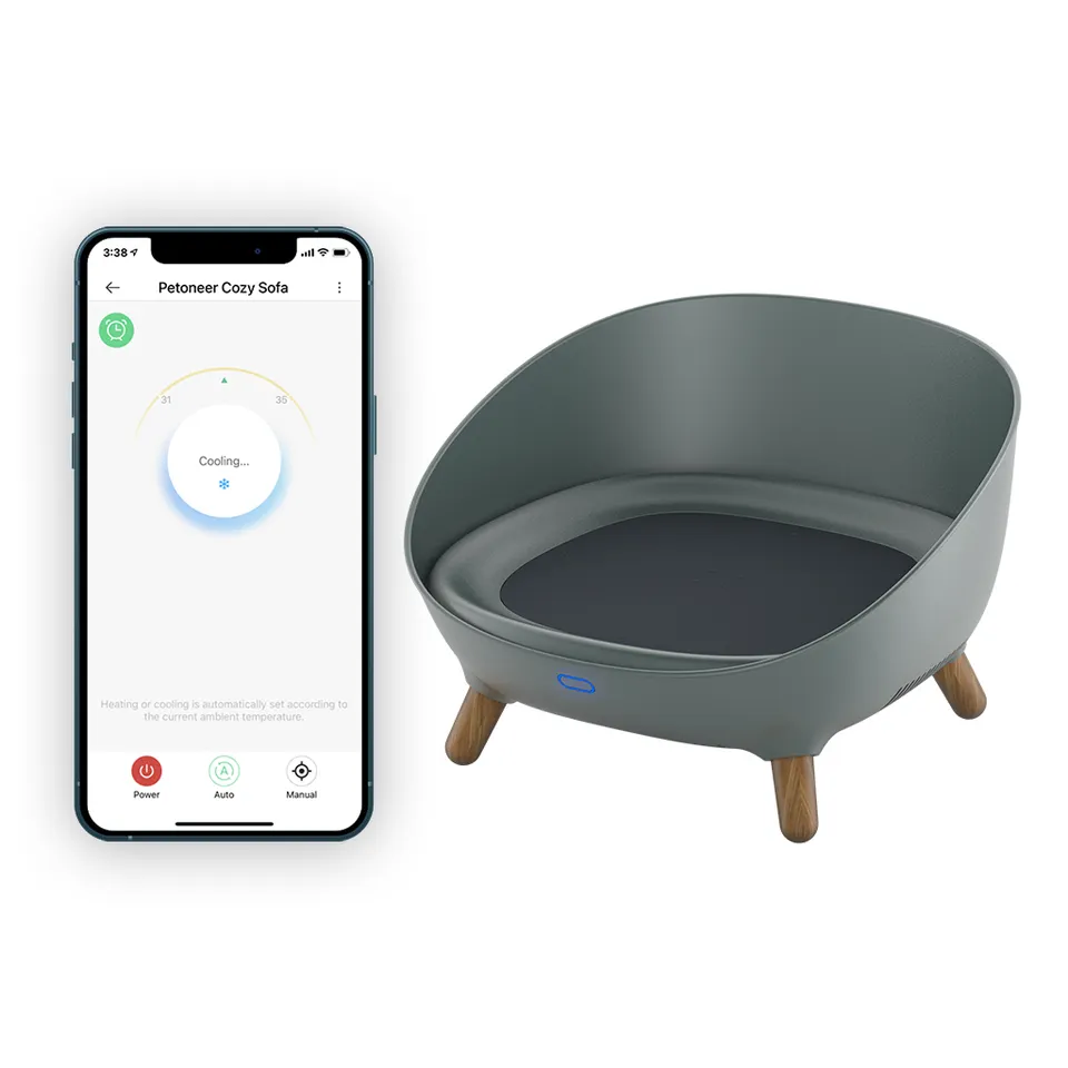 Heated sofa suitable for small dogs New smart pet sofa App-controlled temperature-adjustable cat nest 