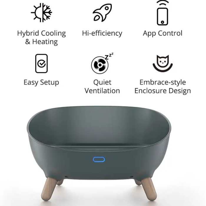 New smart pet sofa App-controlled temperature-adjustable cat nest Heated sofa suitable for small dogs