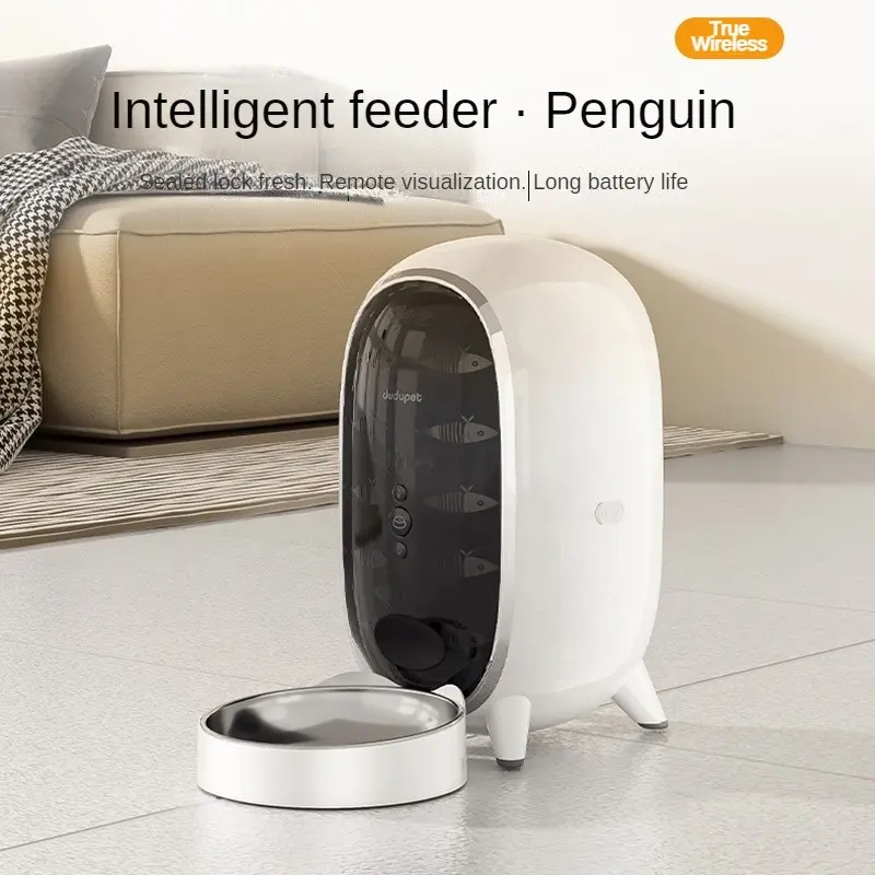 App Remote Control  Wholesale Smart Pet Feeder with Camera Wifi Automatic Cat Food Dispenser 2023 New Products Hot Selling