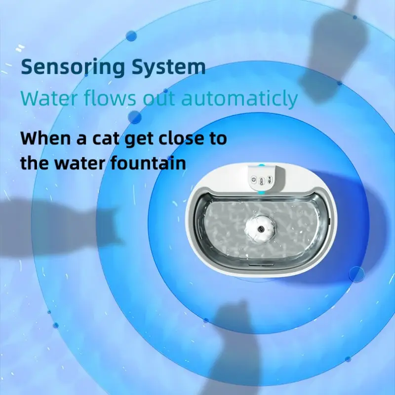 Wholesale Smart Pet Water Fountain Indoor Automatic Filtered Water Dispenser Cat Fountain Smart Dog Water Bowl