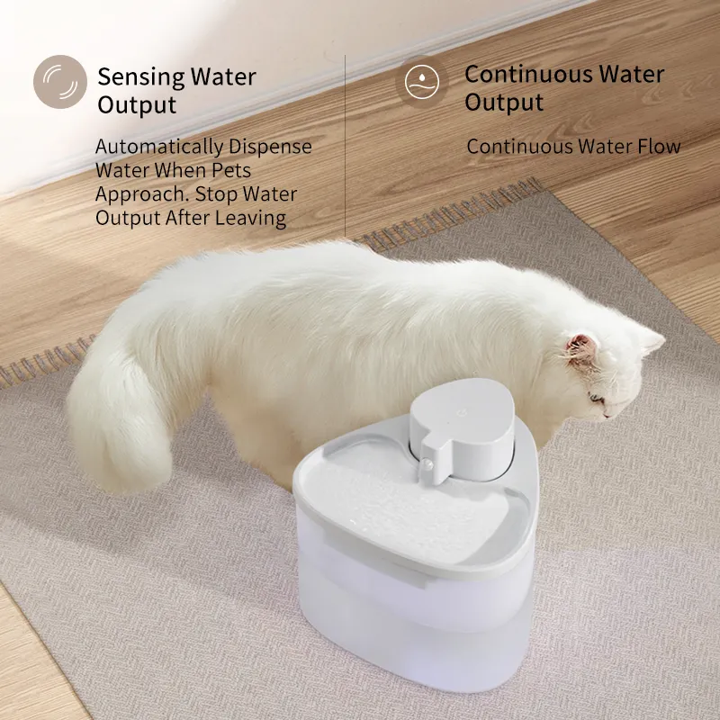 Wholesale Smart Pet Water Fountain Indoor Automatic Filtered Water Dispenser Cat Fountain Smart Dog Water Bowl