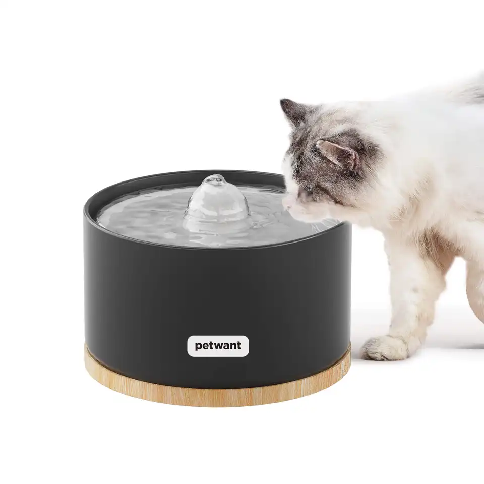 Wholesale Ceramic Pet Water Dispenser High Quality Automatic Cat Fountain Silent Water Pump Design Eco-Friendly Dog Water Bowl