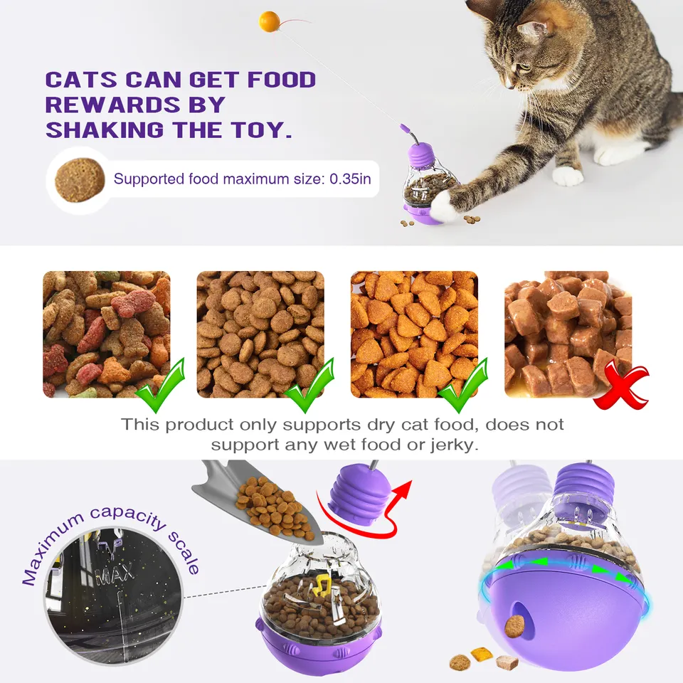 New Pet Interactive Sports Toy Tumbler Spinner Cat Toy Attracts Cat's Interest in Play Factory Wholesale