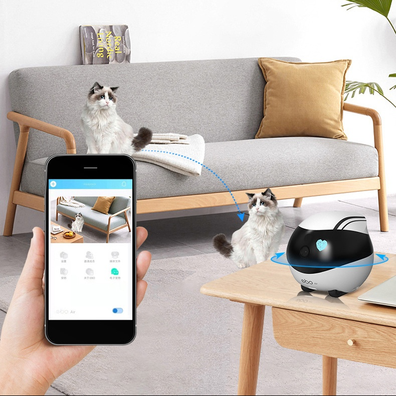 New Technology Multifunctional Robot Pet Camera with Infrared Laser APP Remote Control Cat Monitoring