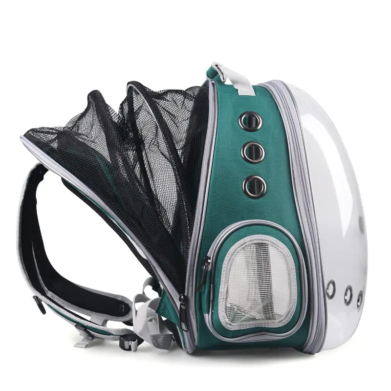 PETKIT Ventilated Cat Backpack Carrier with Inbuilt Fan & Light, Comfortable Cat Dog Backpack Bag for Travel