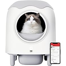 PETKIT Extra Large Self Cleaning Smart Cat Litter Box with Mat for Multi Cats, Automatic, 