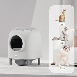 PETKIT Extra Large Self Cleaning Smart Cat Litter Box with Mat for Multi Cats, Automatic, 