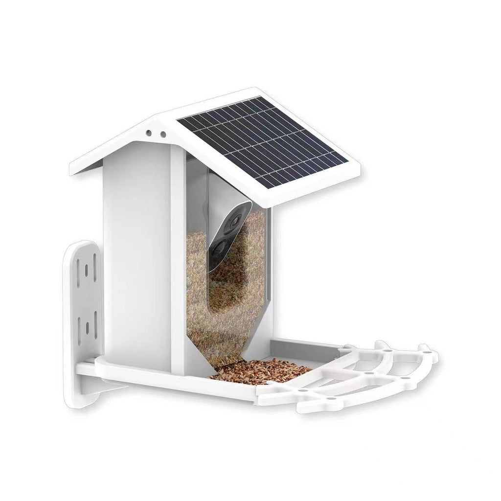 Outdoor Wildlife Wifi Camera Capture Pictures Photos Video AI Recognize Bird Species Smart Bird Feeder for Garden