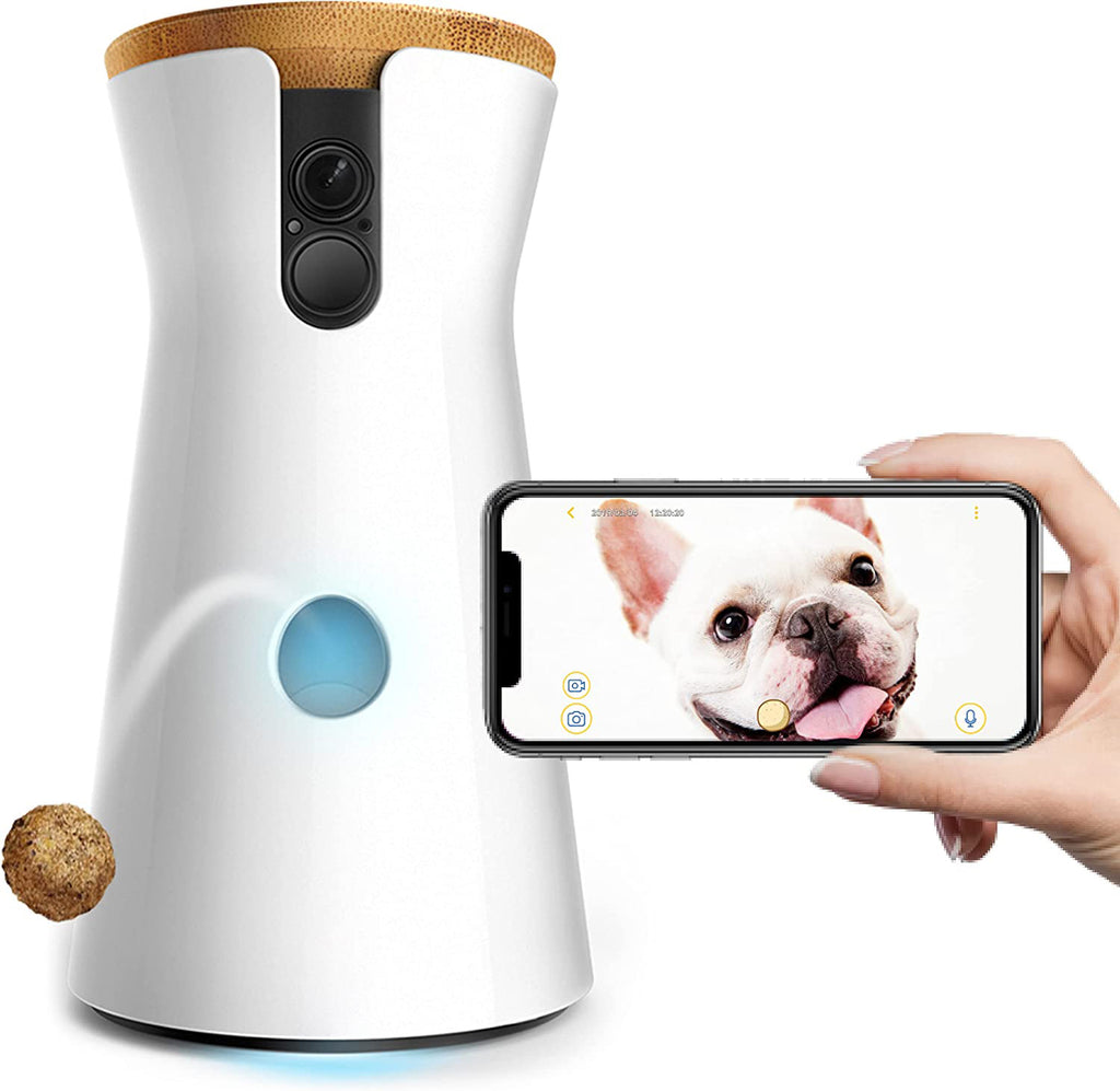 Wholesale Smart Dog Toys Auto Pet Feeder Wifi with Night Vision and Barking Alerts Designed for Dogs