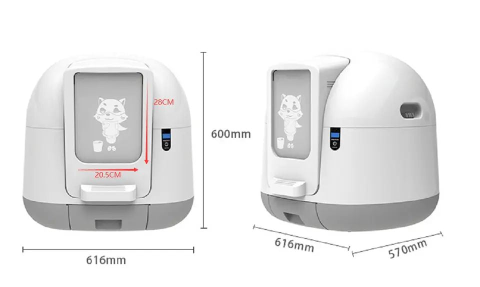 APP WIFI control Intelligent Self-Cleaning for big pet Cats toilet fully enclosed smart Automatic Cat litter box