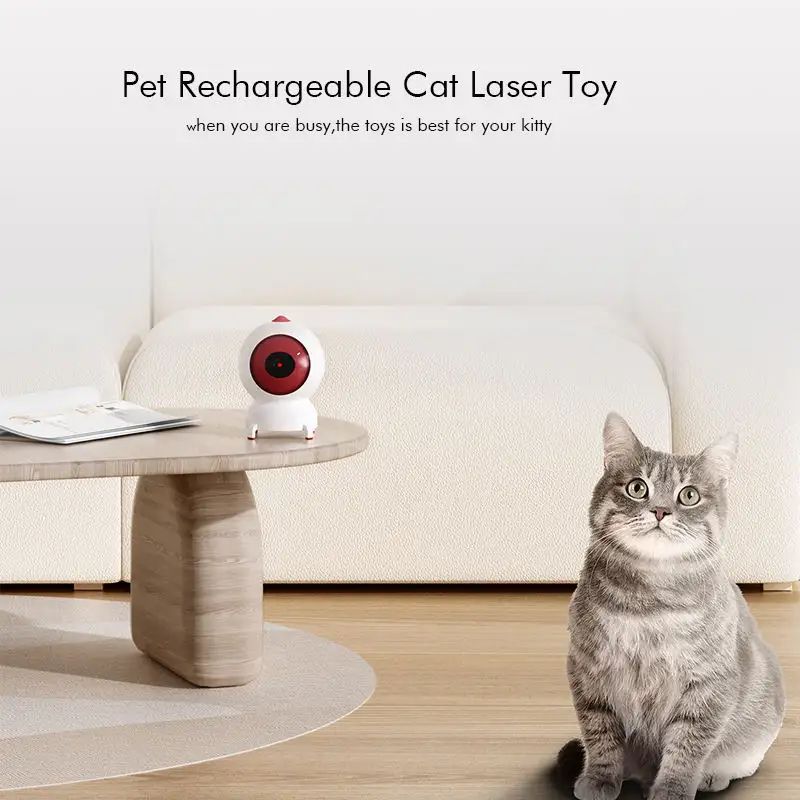 Rechargeable Cat Laser Toys Automatic Cat Interactive Toy