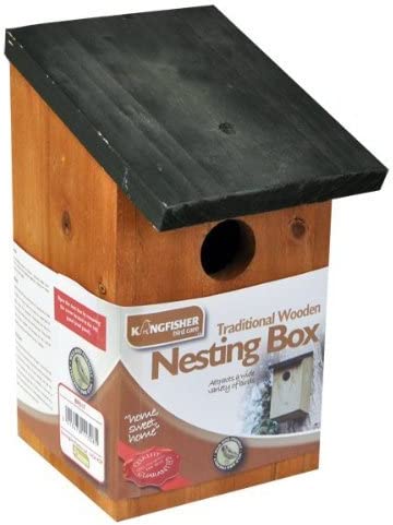 Outdoor Wooden Nest Boxes,Custom Wild Bird Classic Nesting Small Wooden Bird House