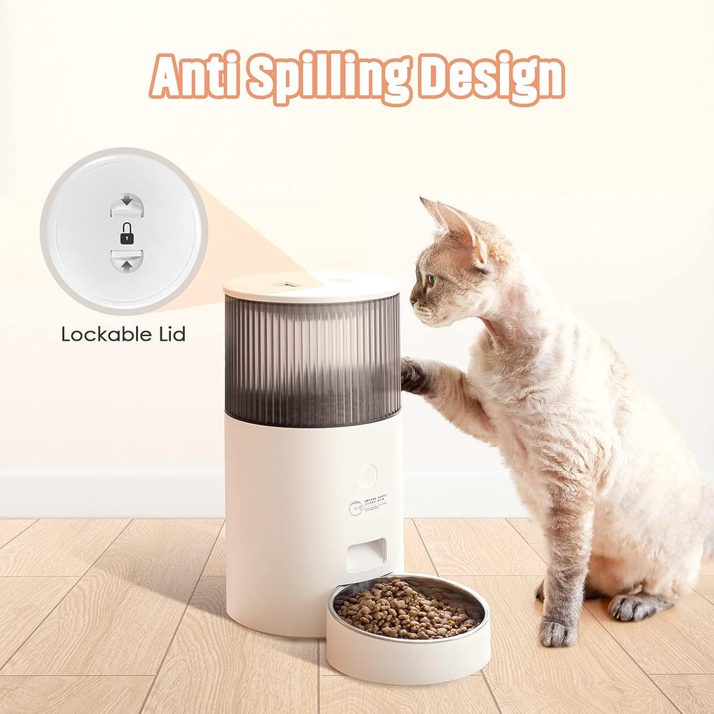 Automatic Pet Food Dispenser WiFi Smart Pet Feeder with APP Control 2.5L for Cats and Dogs Factory