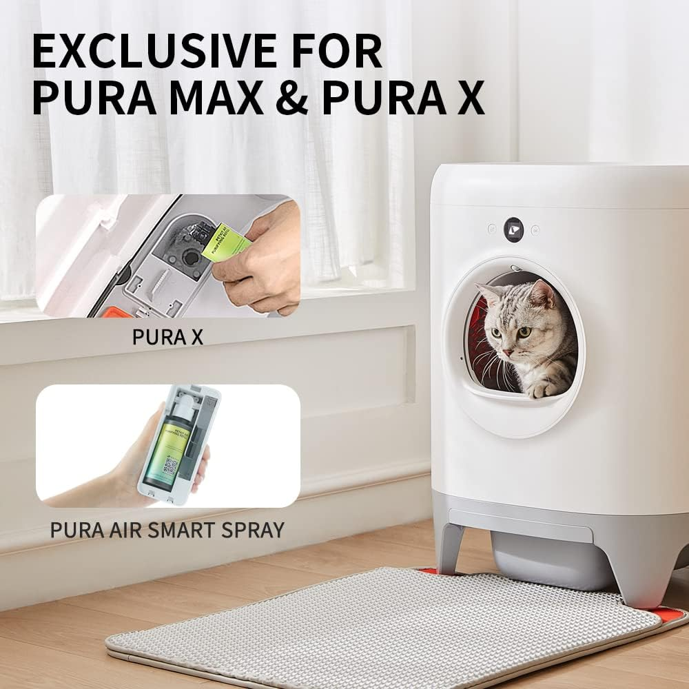 PETKIT Self Cleaning Cat Litter Box, PuraMax App Control Cat Litter Box for Multiple Cats, xSecure