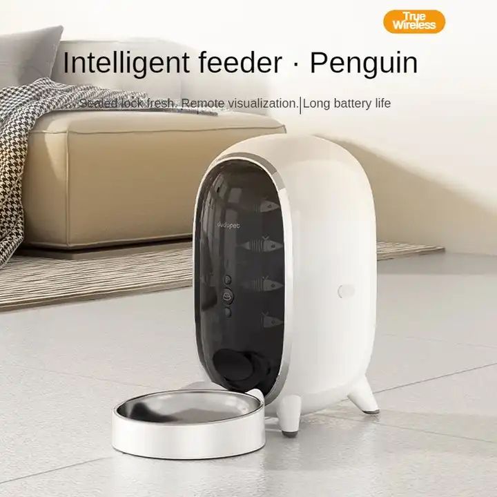 2023 New Products Hot Selling Wholesale Smart Pet Feeder with Camera Wifi Automatic Cat Food Dispenser App Remote Control 