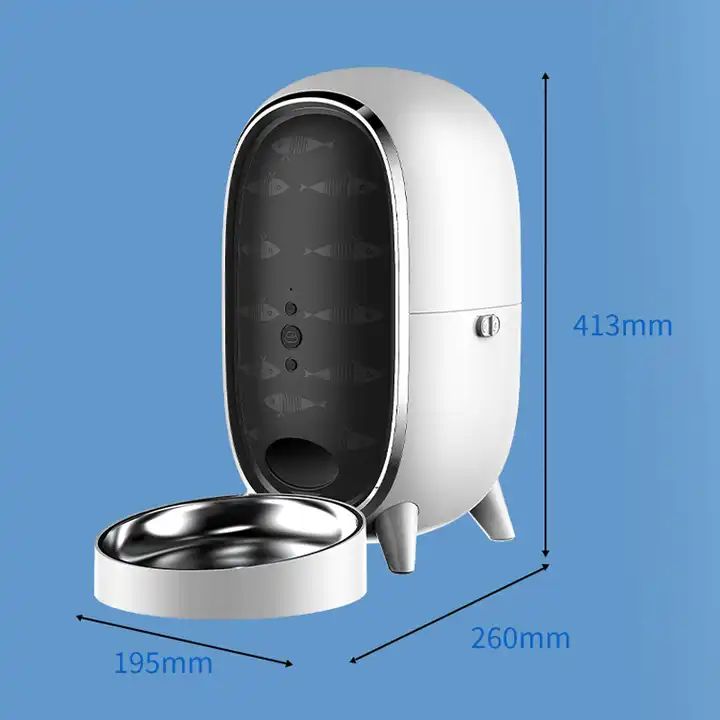 2023 New Products Hot Selling Wholesale Smart Pet Feeder with Camera Wifi Automatic Cat Food Dispenser App Remote Control 