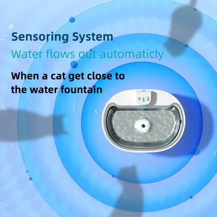 Wholesale Smart Pet Water Fountain Wireless Ultra Silent Cat Fountain Automatic Pet Water Fountain with App Monitor