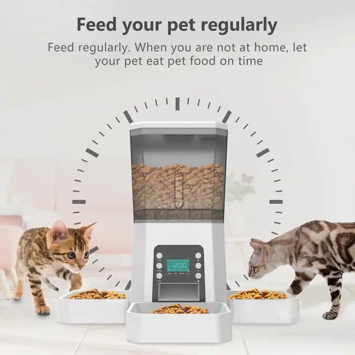 Hot Product Multipurpose Food Automatic Dispenser Remote App Control Pet Smart Feeder