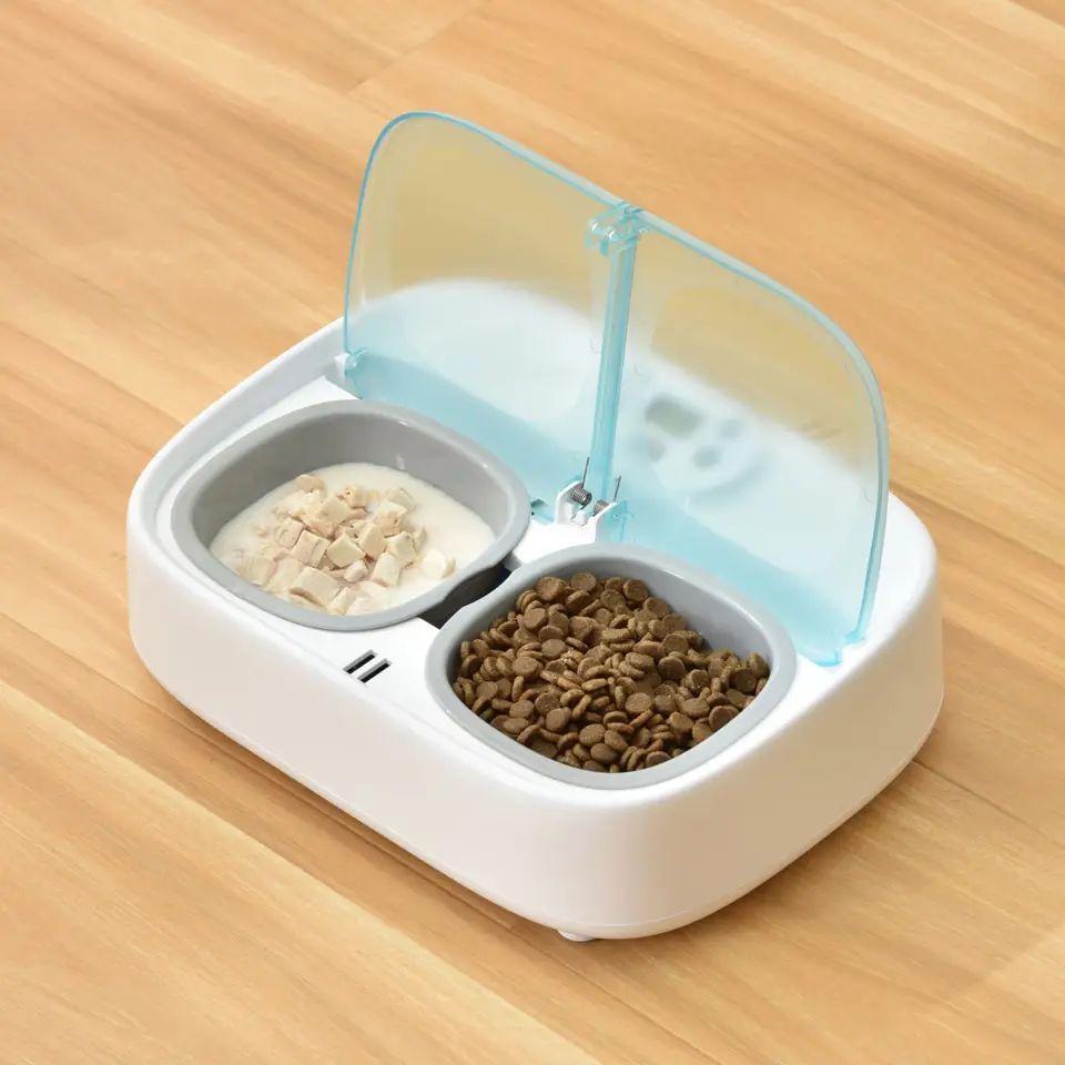 High Capacity Health Electric Cat Dog Smart Automatic Pet Feeder Food Dispenser Remote Control APP Timer