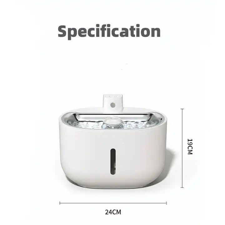 Wholesale Smart Pet Water Fountain Wireless Ultra Silent Cat Fountain Automatic Pet Water Fountain with App Monitor