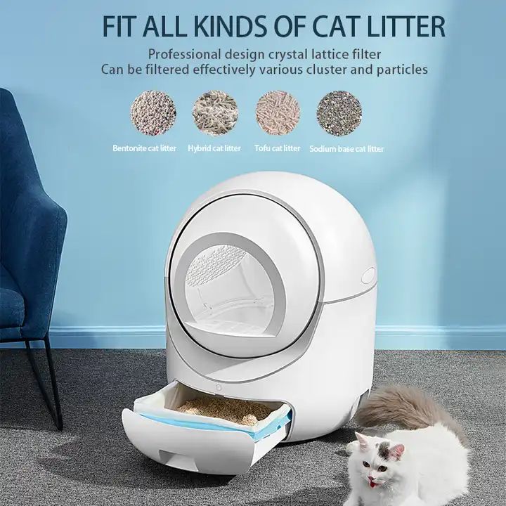 PETKIT PuraMax Self Cleaning Cat Litter Box, Automatic App Control Smart Litter Box with 76L X-Large Space