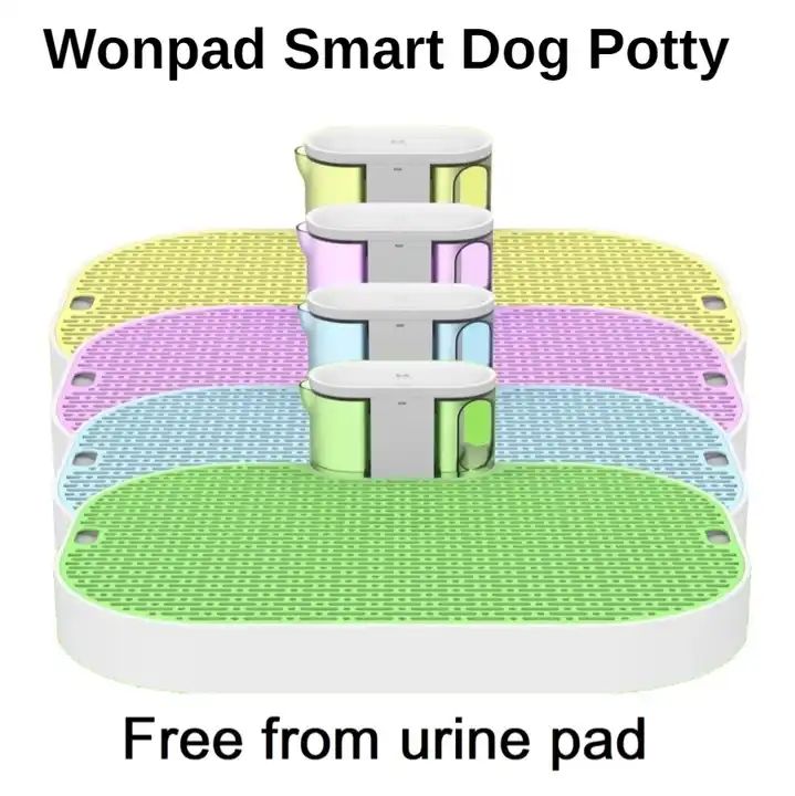 Hot Selling Plastic Dog Indoor Pet Potty Tray Park Corner Dog Wee Pee Pads Tray Training Dog Toilet