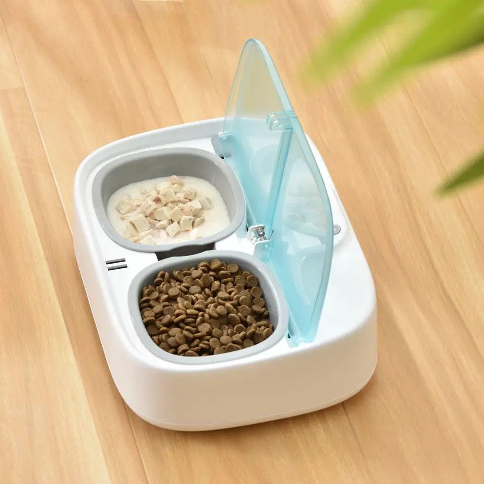 High Capacity Health Electric Cat Dog Smart Automatic Pet Feeder Food Dispenser Remote Control APP Timer